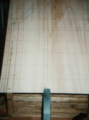 Oben links ist die Dachschr&auml;ge angezeichnet