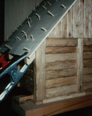 Nach der der Vorarbeit, kommt der Anstrich