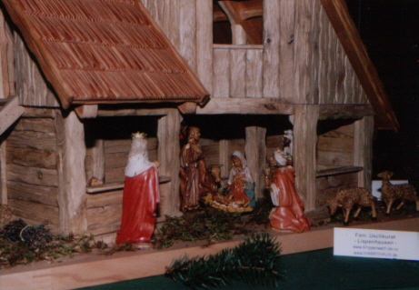 Nur noch im Orginal ist die Krippe sch&ouml;ner als auf diesem Bild